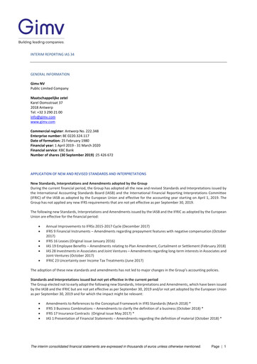 Thumbnail Gimv NV Half-year Report 2019-2020-h1