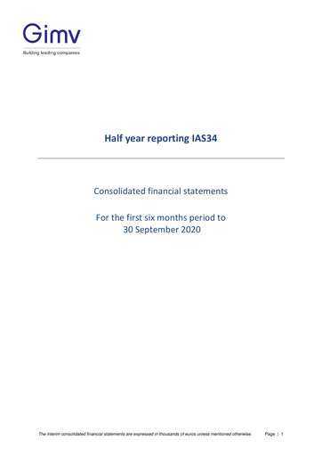 Thumbnail Gimv NV Half-year Report 2020-2021-h1