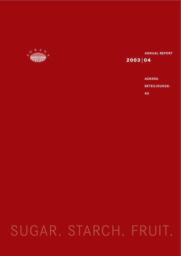 Thumbnail Agrana Annual Report 2003-2004
