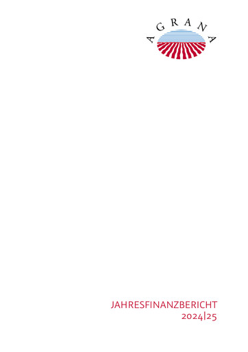 Thumbnail Agrana Financial Report 2024-2025