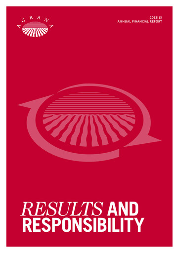 Thumbnail Agrana Financial Statement 2012-2013