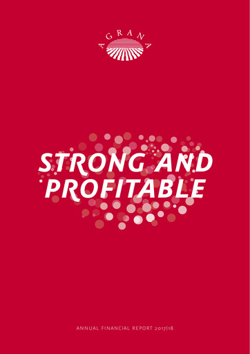 Thumbnail Agrana Financial Statement 2017-2018