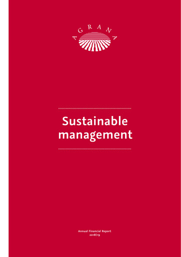 Thumbnail Agrana Financial Statement 2018-2019