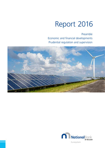 Miniature Banque nationale de Belgique Rapport annuel 2016