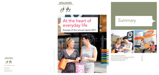 Thumbnail Retail Estates NV Annual Report 2011