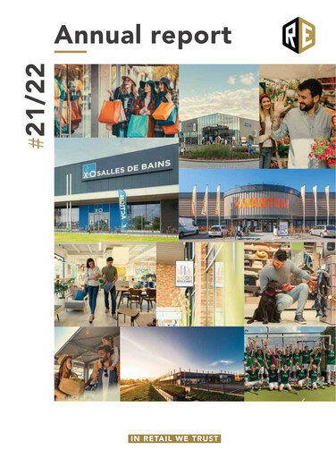 Thumbnail Retail Estates NV Annual Report 2021-2022