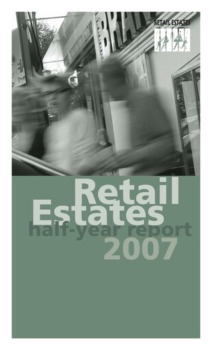 Thumbnail Retail Estates NV Half-year Report 2007-2008-h1