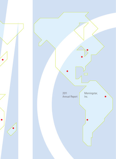 Thumbnail Morningstar
 Annual Report 2011