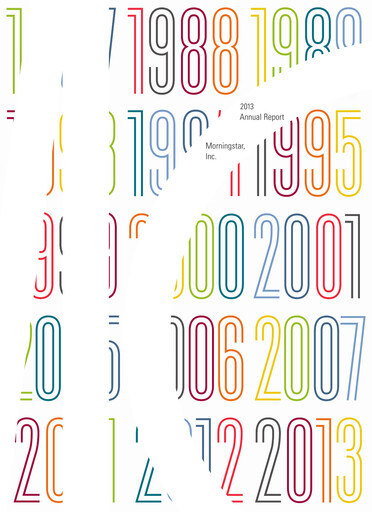 Thumbnail Morningstar
 Annual Report 2013