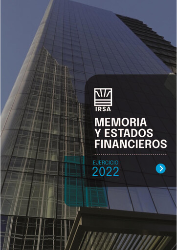 Thumbnail IRSA Inversiones y Representaciones Annual Report 2022