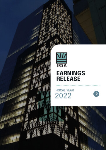 Miniature IRSA Inversiones y Representaciones Rapport financier 2022