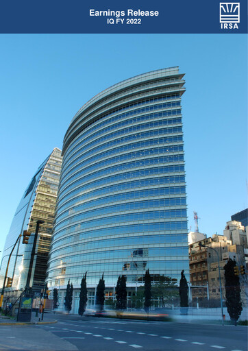 Thumbnail IRSA Inversiones y Representaciones Quarterly Report 2022-q1