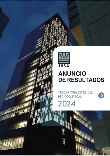 Thumbnail IRSA Inversiones y Representaciones Quarterly Report 2024-q3
