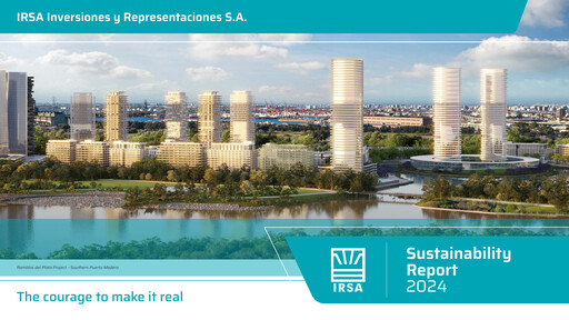 Thumbnail IRSA Inversiones y Representaciones Sustainability Report 2024