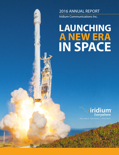 Thumbnail Iridium Communications Annual Report 2016