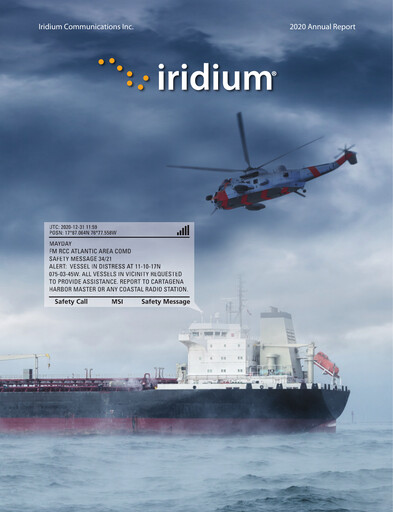 Thumbnail Iridium Communications Annual Report 2020