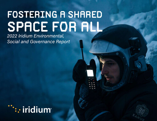 Thumbnail Iridium Communications ESG Report 2022