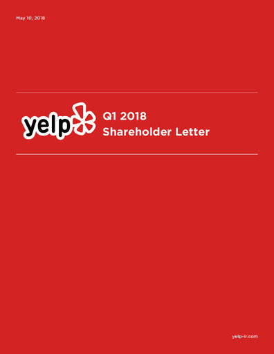 Thumbnail Yelp Quarterly Report 2018-q1