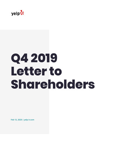 Thumbnail Yelp Quarterly Report 2019-q4