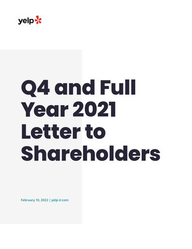 Thumbnail Yelp Quarterly Report 2021-q4