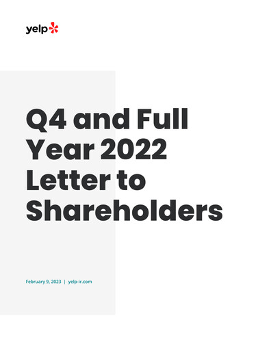 Thumbnail Yelp Quarterly Report 2022-q4