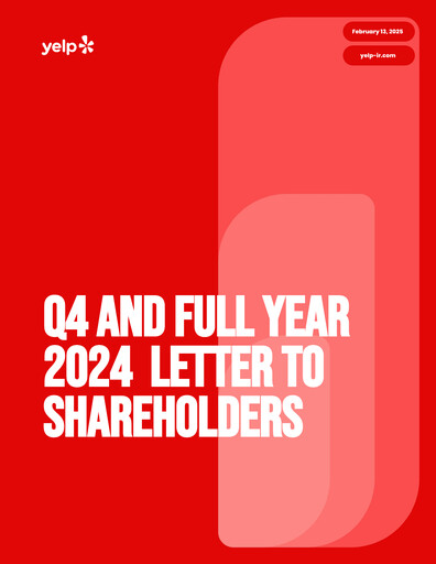 Thumbnail Yelp Quarterly Report 2024-q4