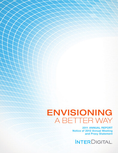 Thumbnail InterDigital
 Annual Report 2011