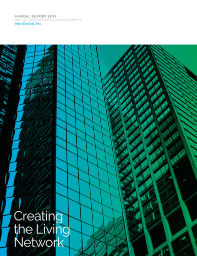 Thumbnail InterDigital
 Annual Report 2014