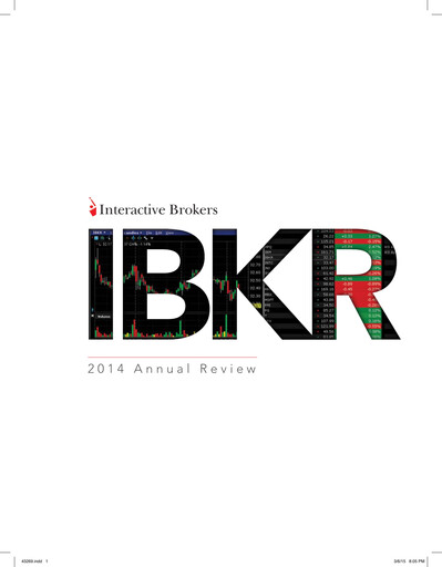 Thumbnail Interactive Brokers
 Annual Report 2014