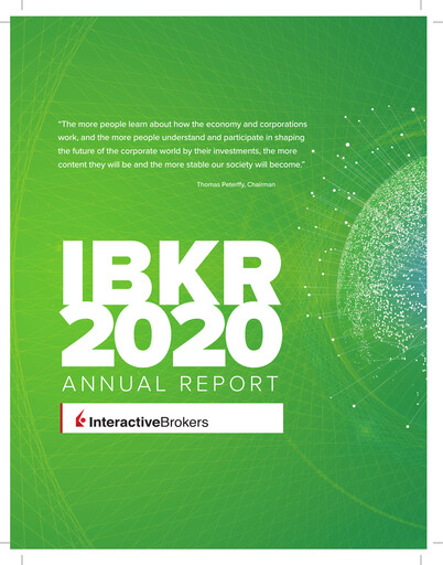 Thumbnail Interactive Brokers
 Annual Report 2020
