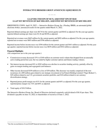 Thumbnail Interactive Brokers
 Quarterly Report 2022-q1