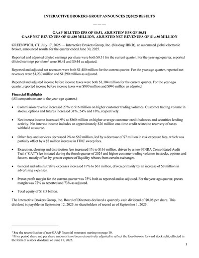 Thumbnail Interactive Brokers
 Quarterly Report 2025-q2