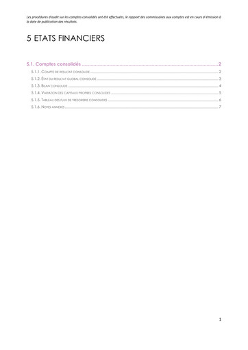 Vorschaubild Nexans Finanzmitteilung 2022