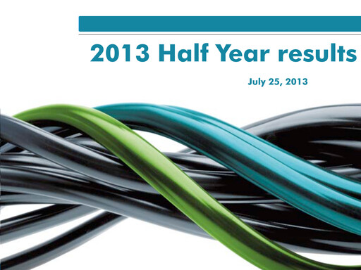 Thumbnail Nexans Half-year Report 2013-h1