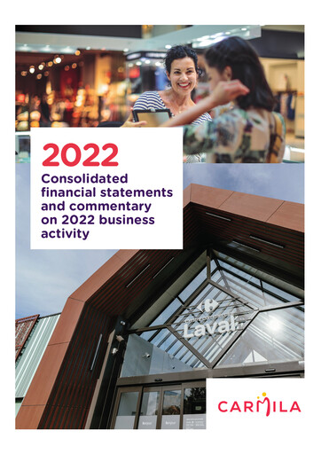 Thumbnail Carmila Financial Statement 2022