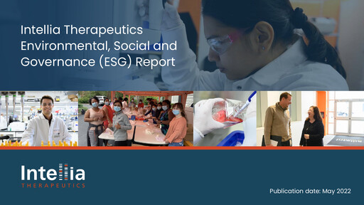 Thumbnail Intellia Therapeutics ESG Report 2022