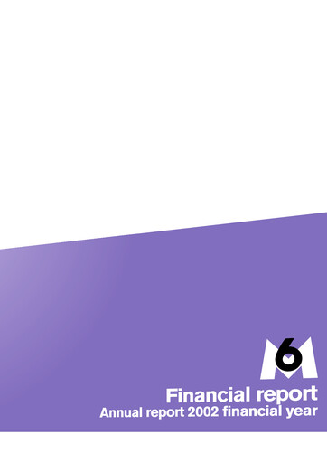 Vorschaubild Métropole Télévision (Groupe M6) Jahresbericht 2002