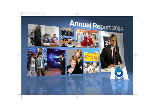 Vorschaubild Métropole Télévision (Groupe M6) Jahresbericht 2004