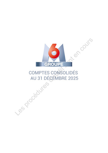 Thumbnail Métropole Télévision (Groupe M6) Financial Report 2025