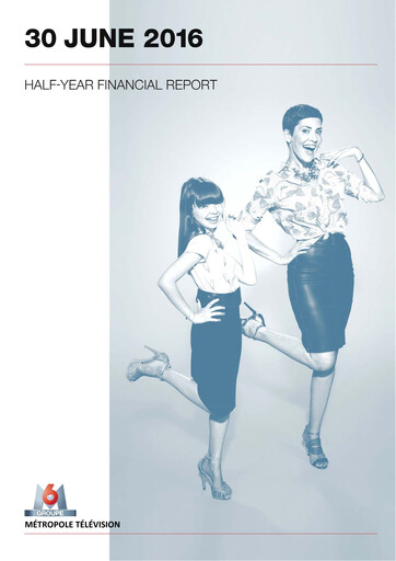 Thumbnail Métropole Télévision (Groupe M6) Half-year Report 2016-h1