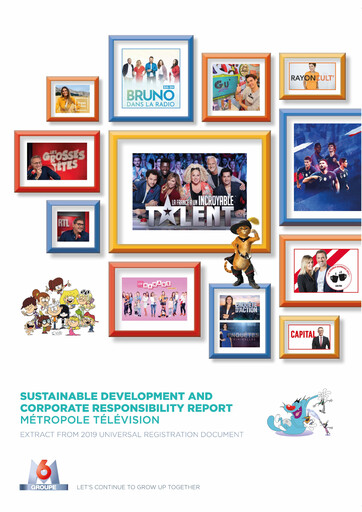 Vorschaubild Métropole Télévision (Groupe M6) Nachhaltigkeitsbericht 2019