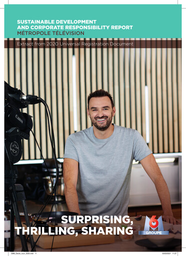 Vorschaubild Métropole Télévision (Groupe M6) Nachhaltigkeitsbericht 2020