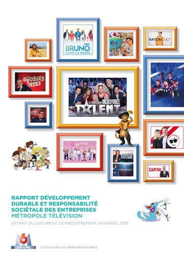 Thumbnail Métropole Télévision (Groupe M6) Sustainability Report 2019