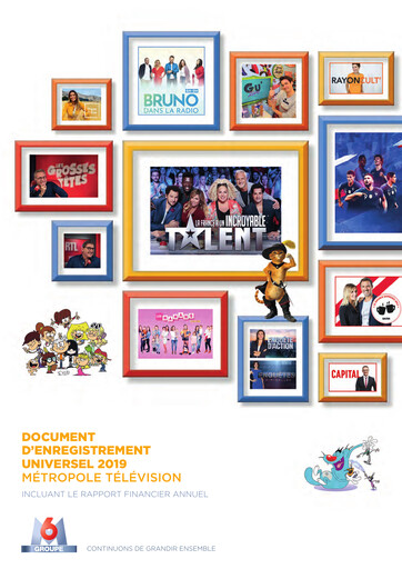 Thumbnail Métropole Télévision (Groupe M6) Universal Registration Document 2019
