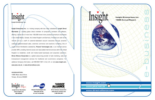 Thumbnail Insight Enterprises
 Annual Report 1999