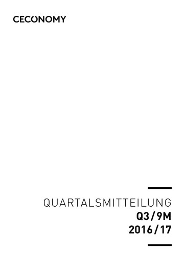 Vorschaubild Ceconomy Quartalsbericht 2016-9m