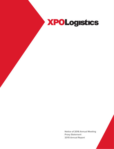 Thumbnail XPO Logistics Annual Report 2015
