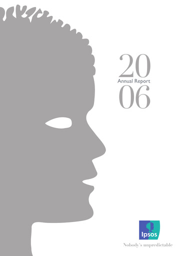 Thumbnail Ipsos Annual Report 2006
