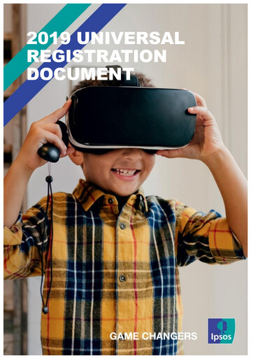 Thumbnail Ipsos Universal Registration Document 2019