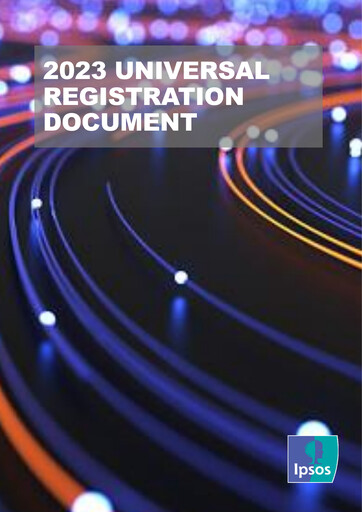 Thumbnail Ipsos Universal Registration Document 2023